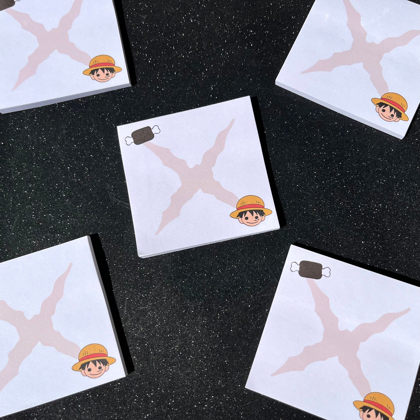 b grade straw hat sticky notes