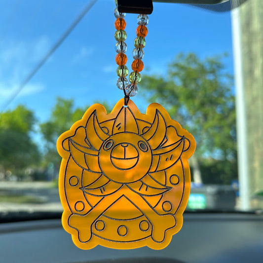 sunny car charm
