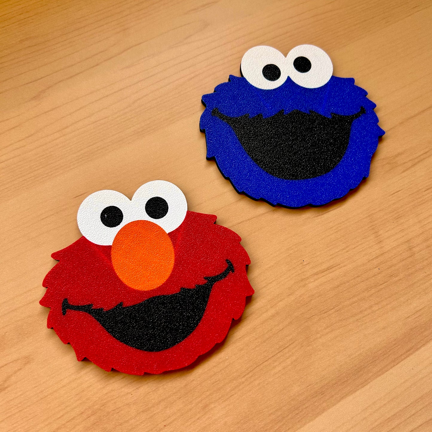 sesame st coasters