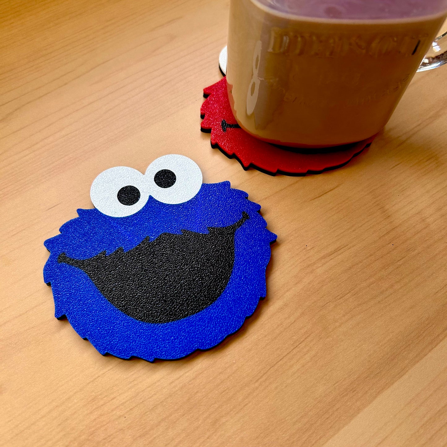sesame st coasters
