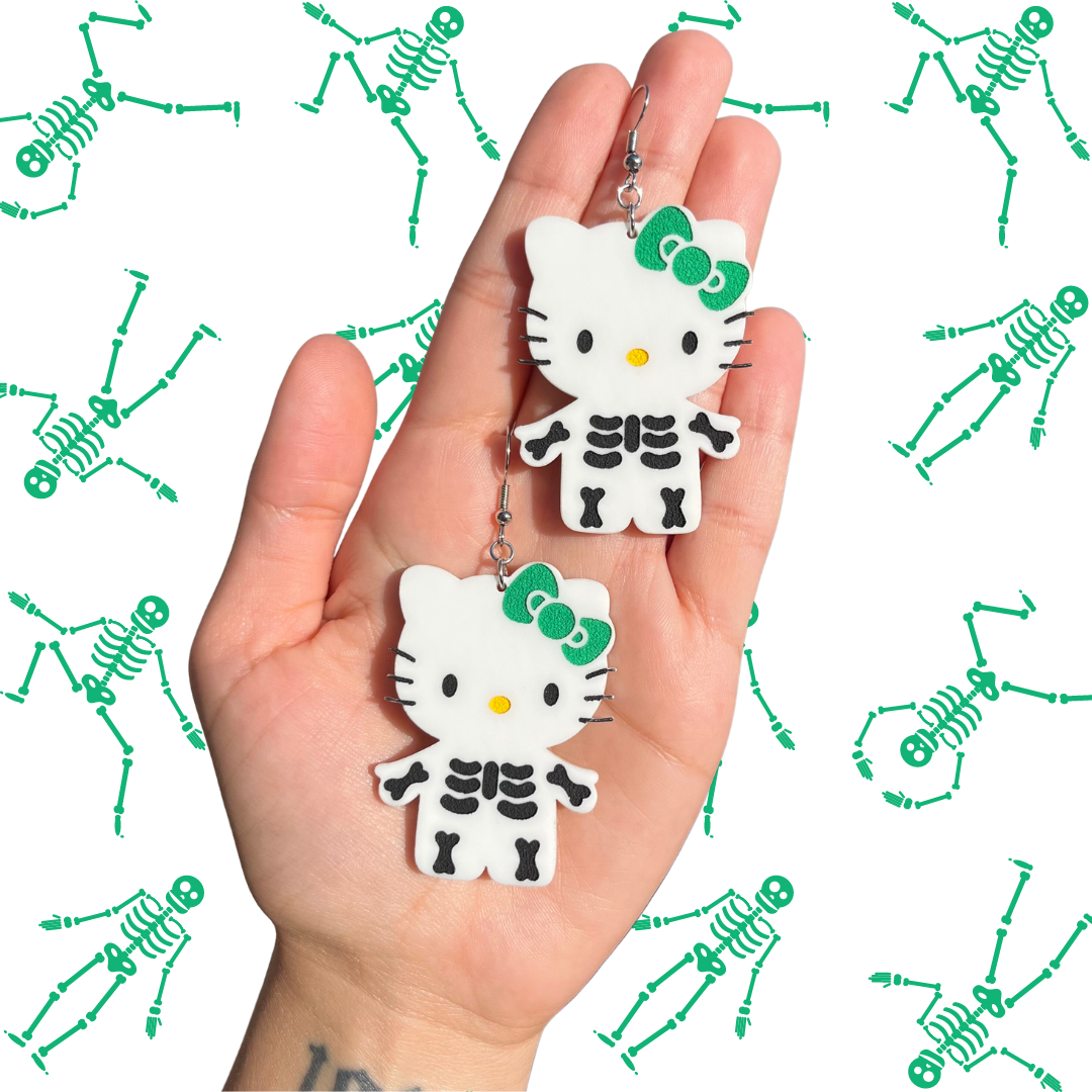 skeleton kitty